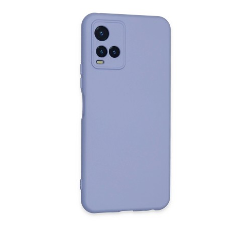 Vivo Y21S Kılıf Nano içi Kadife Silikon - Lila Vivo Y21S Kılıf Nano içi Kadife Silikon - Lila