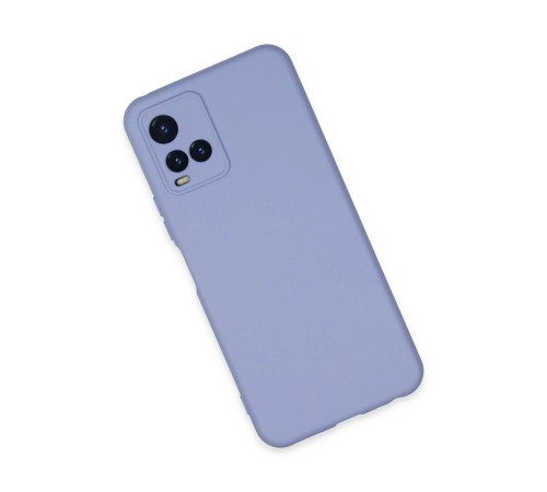 Vivo Y21S Kılıf Nano içi Kadife Silikon - Lila Vivo Y21S Kılıf Nano içi Kadife Silikon - Lila