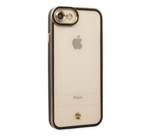 iPhone 7 Kılıf Liva Lens Silikon - Siyah iPhone 7 Kılıf Liva Lens Silikon - Siyah