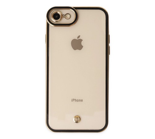 iPhone 7 Kılıf Liva Lens Silikon - Siyah iPhone 7 Kılıf Liva Lens Silikon - Siyah