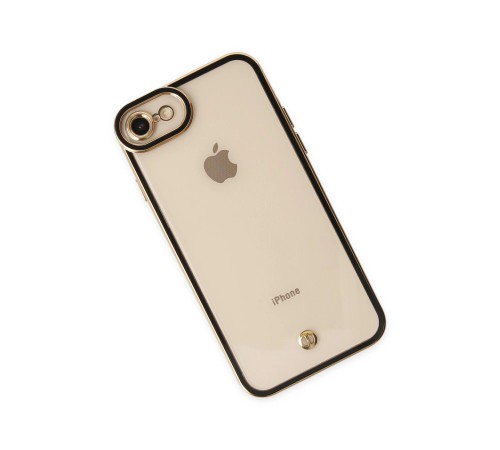 iPhone 7 Kılıf Liva Lens Silikon - Siyah iPhone 7 Kılıf Liva Lens Silikon - Siyah