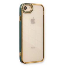 iPhone 7 Kılıf Liva Lens Silikon - Yeşil