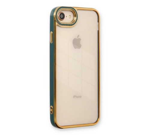 iPhone 7 Kılıf Liva Lens Silikon - Yeşil iPhone 7 Kılıf Liva Lens Silikon - Yeşil