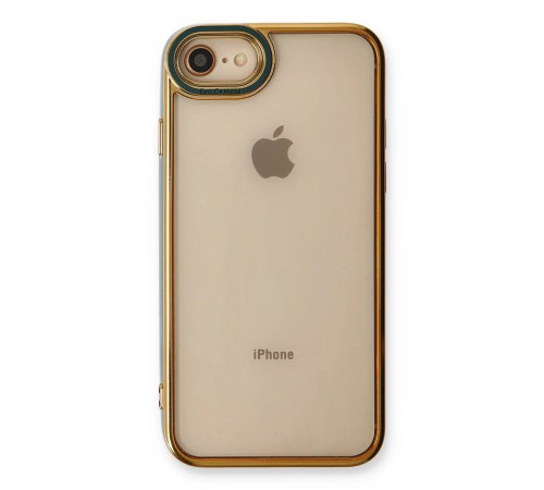 iPhone 7 Kılıf Liva Lens Silikon - Yeşil iPhone 7 Kılıf Liva Lens Silikon - Yeşil