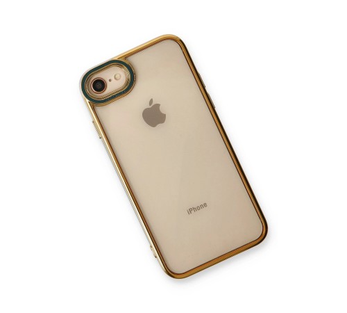 iPhone 7 Kılıf Liva Lens Silikon - Yeşil iPhone 7 Kılıf Liva Lens Silikon - Yeşil