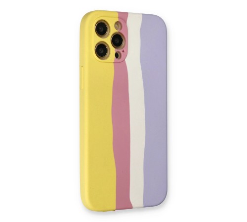 iPhone 12 Pro Max Kılıf Ebruli Lansman Silikon - Sarı-Mavi iPhone 12 Pro Max Kılıf Ebruli Lansman Silikon - Sarı-Mavi