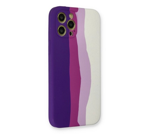 iPhone 12 Pro Max Kılıf Ebruli Lansman Silikon - Mor-Beyaz iPhone 12 Pro Max Kılıf Ebruli Lansman Silikon - Mor-Beyaz