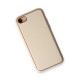 iPhone 7 Kılıf Coco Deri Silikon Kapak - Gold