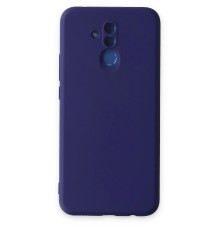Huawei Mate 20 Lite Kılıf Nano içi Kadife Silikon - Mor
