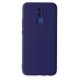 Huawei Mate 20 Lite Kılıf Nano içi Kadife Silikon - Mor