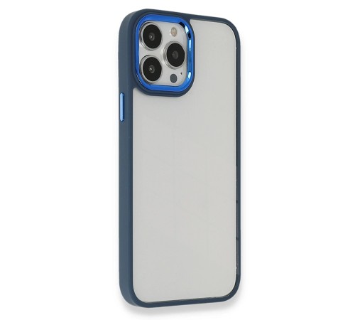 iPhone 13 Pro Max Kılıf Dora Kapak - Mavi