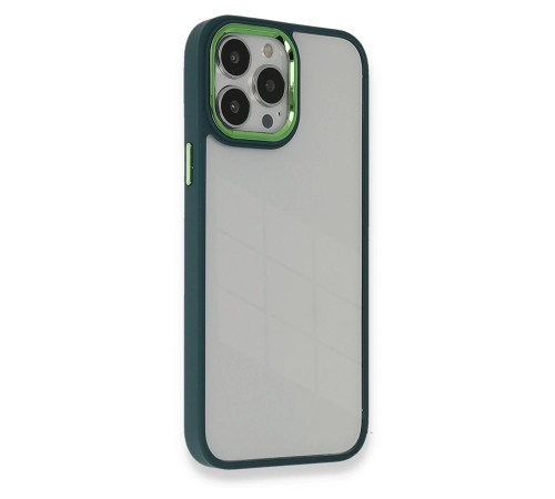 iPhone 13 Pro Max Kılıf Dora Kapak - Haki Yeşil