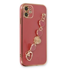 iPhone 11 Kılıf Esila Silikon - Kırmızı