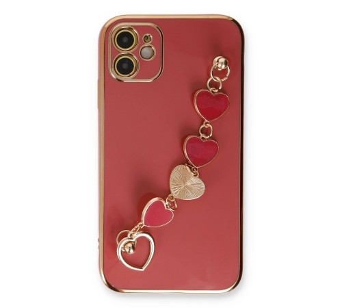 iPhone 11 Kılıf Esila Silikon - Kırmızı