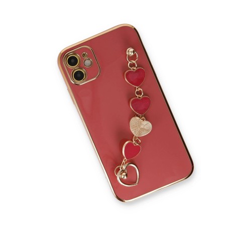 iPhone 11 Kılıf Esila Silikon - Kırmızı