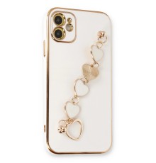iPhone 12 Kılıf Esila Silikon - Beyaz