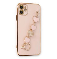 iPhone 12 Kılıf Esila Silikon - Pudra
