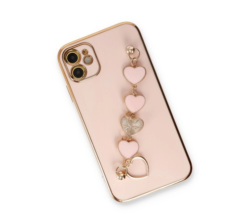 iPhone 12 Kılıf Esila Silikon - Pudra iPhone 12 Kılıf Esila Silikon - Pudra