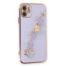 iPhone 12 Kılıf Esila Silikon - Lila