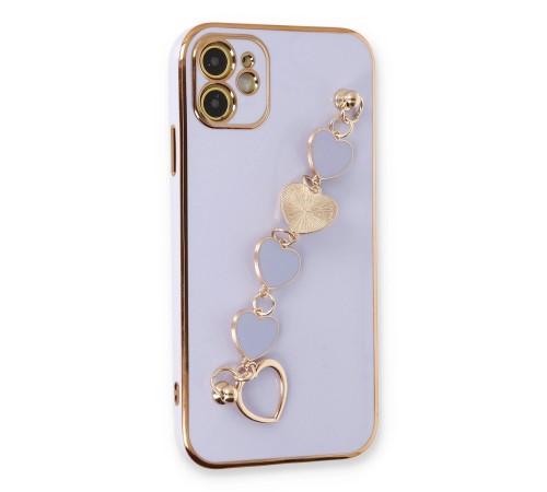 iPhone 12 Kılıf Esila Silikon - Lila iPhone 12 Kılıf Esila Silikon - Lila