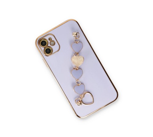 iPhone 12 Kılıf Esila Silikon - Lila iPhone 12 Kılıf Esila Silikon - Lila