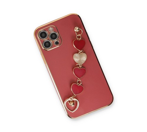 iPhone 12 Pro Kılıf Esila Silikon - Kırmızı iPhone 12 Pro Kılıf Esila Silikon - Kırmızı