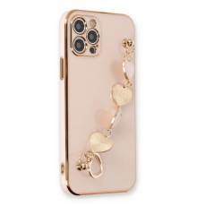 iPhone 12 Pro Kılıf Esila Silikon - Pudra