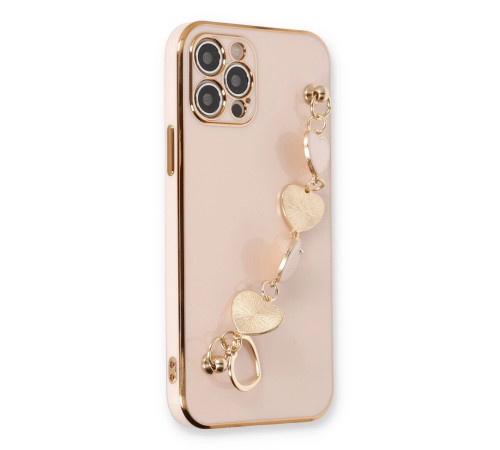 iPhone 12 Pro Kılıf Esila Silikon - Pudra iPhone 12 Pro Kılıf Esila Silikon - Pudra