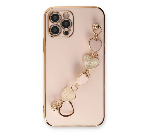 iPhone 12 Pro Kılıf Esila Silikon - Pudra iPhone 12 Pro Kılıf Esila Silikon - Pudra
