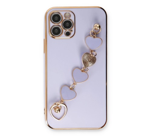 iPhone 12 Pro Kılıf Esila Silikon - Lila iPhone 12 Pro Kılıf Esila Silikon - Lila