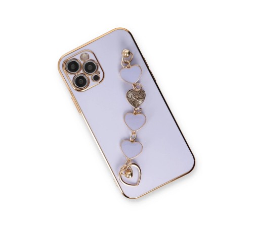 iPhone 12 Pro Kılıf Esila Silikon - Lila iPhone 12 Pro Kılıf Esila Silikon - Lila