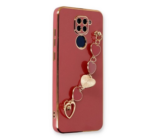 Xiaomi Redmi Note 9 Kılıf Esila Silikon - Kırmızı Xiaomi Redmi Note 9 Kılıf Esila Silikon - Kırmızı