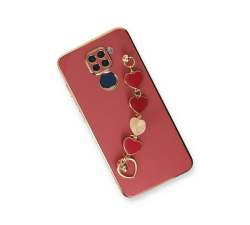 Xiaomi Redmi Note 9 Kılıf Esila Silikon - Kırmızı Xiaomi Redmi Note 9 Kılıf Esila Silikon - Kırmızı
