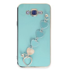 Samsung Galaxy J7 Kılıf Esila Silikon - Su Yeşili