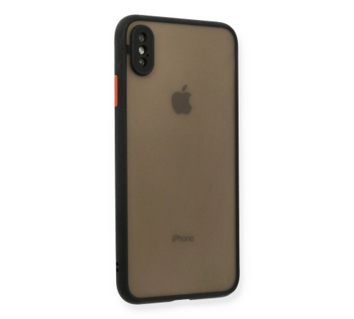 iPhone XS Max Kılıf Montreal Silikon Kapak - Siyah iPhone XS Max Kılıf Montreal Silikon Kapak - Siyah