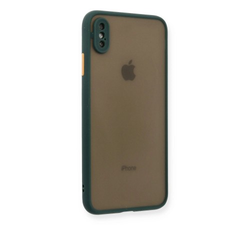 iPhone XS Max Kılıf Montreal Silikon Kapak - Yeşil iPhone XS Max Kılıf Montreal Silikon Kapak - Yeşil