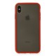 iPhone XS Max Kılıf Montreal Silikon Kapak - Kırmızı