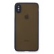 iPhone XS Max Kılıf Montreal Silikon Kapak - Lacivert