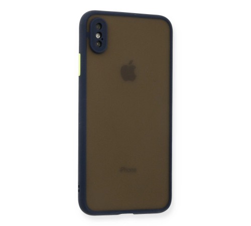 iPhone XS Max Kılıf Montreal Silikon Kapak - Lacivert iPhone XS Max Kılıf Montreal Silikon Kapak - Lacivert