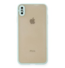 iPhone XS Max Kılıf Montreal Silikon Kapak - Turkuaz