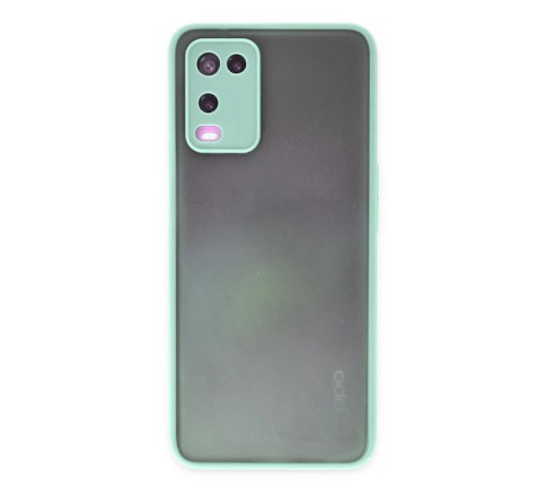 Oppo A54 4G Kılıf Montreal Silikon Kapak - Turkuaz