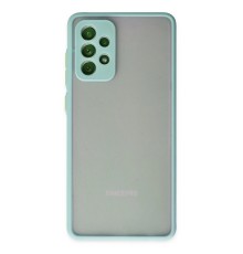 Samsung Galaxy A72 Kılıf Montreal Silikon Kapak - Turkuaz