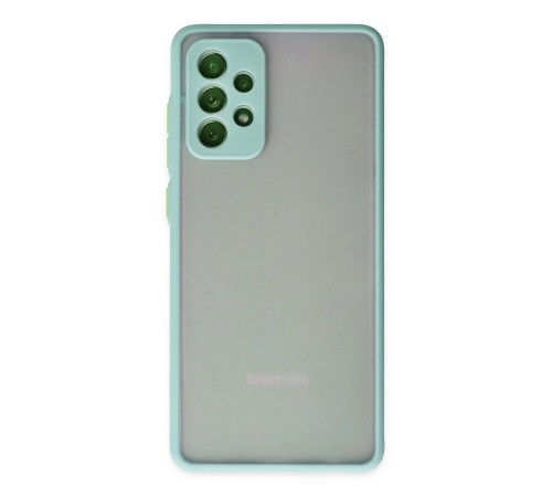 Samsung Galaxy A72 Kılıf Montreal Silikon Kapak - Turkuaz Samsung Galaxy A72 Kılıf Montreal Silikon Kapak - Turkuaz