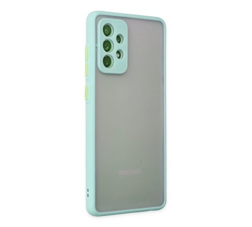 Samsung Galaxy A72 Kılıf Montreal Silikon Kapak - Turkuaz Samsung Galaxy A72 Kılıf Montreal Silikon Kapak - Turkuaz