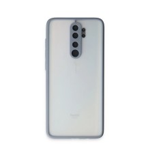 Xiaomi Redmi Note 8 Pro Kılıf Montreal Silikon Kapak - Gri