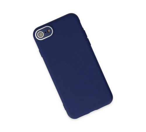 iPhone 7 Kılıf Lansman Glass Kapak - Sky Blue iPhone 7 Kılıf Lansman Glass Kapak - Sky Blue