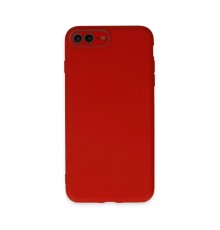 iPhone 7 Plus Kılıf Lansman Glass Kapak - Kırmızı