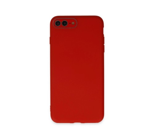 iPhone 7 Plus Kılıf Lansman Glass Kapak - Kırmızı iPhone 7 Plus Kılıf Lansman Glass Kapak - Kırmızı