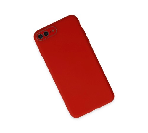 iPhone 7 Plus Kılıf Lansman Glass Kapak - Kırmızı iPhone 7 Plus Kılıf Lansman Glass Kapak - Kırmızı