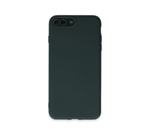iPhone 7 Plus Kılıf Lansman Glass Kapak - Koyu Yeşil